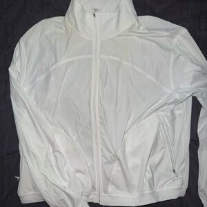 Lululemon Athletica White Zip-Up Jacket